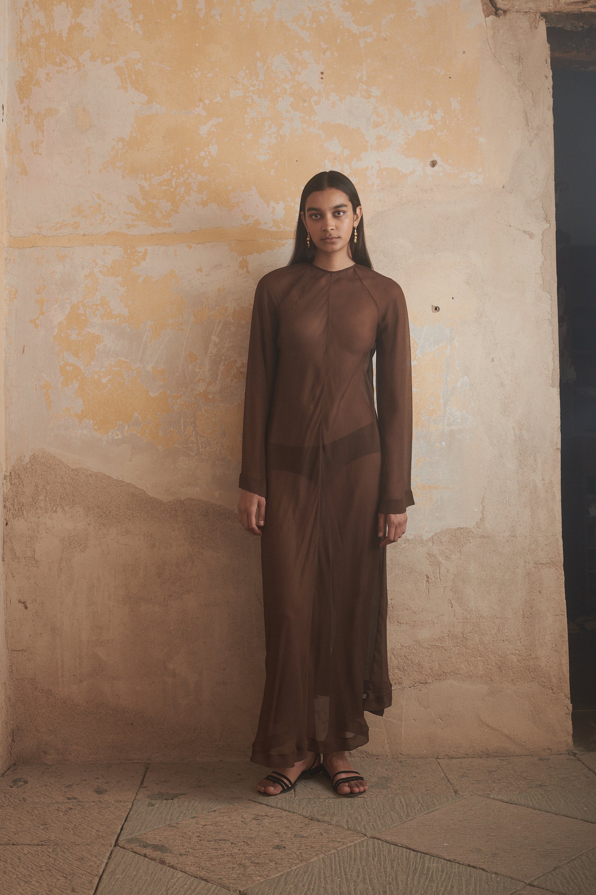 Ténéré Idris Dress in Tiger's Eye - Desert Vintage