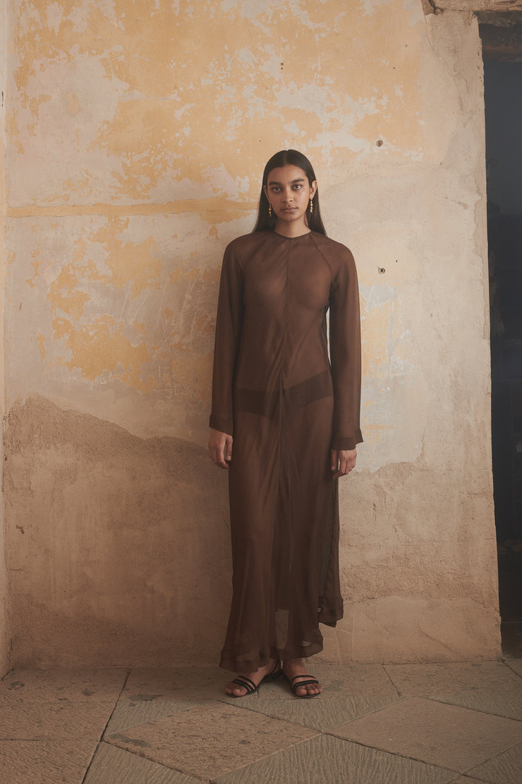 Ténéré Idris Dress in Tiger's Eye - Desert Vintage