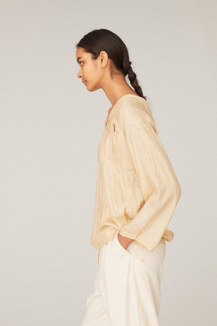 Pongee Silk Sailor Top - Desert Vintage