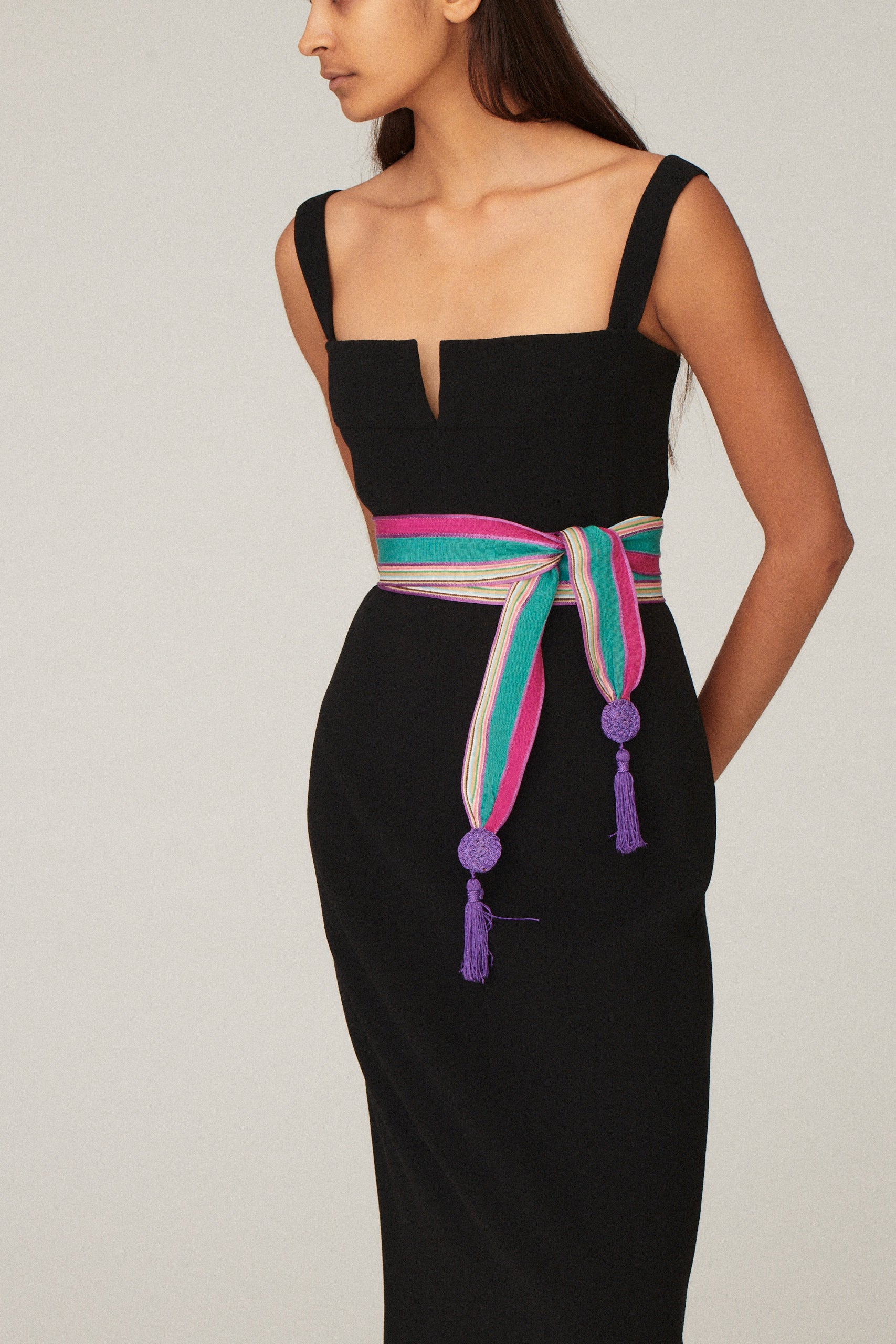 Ungaro Tassel Sash Belt - Desert Vintage