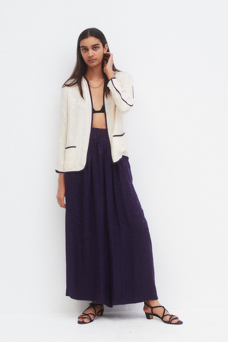 Beene Silk Intarsia Ensemble - Desert Vintage