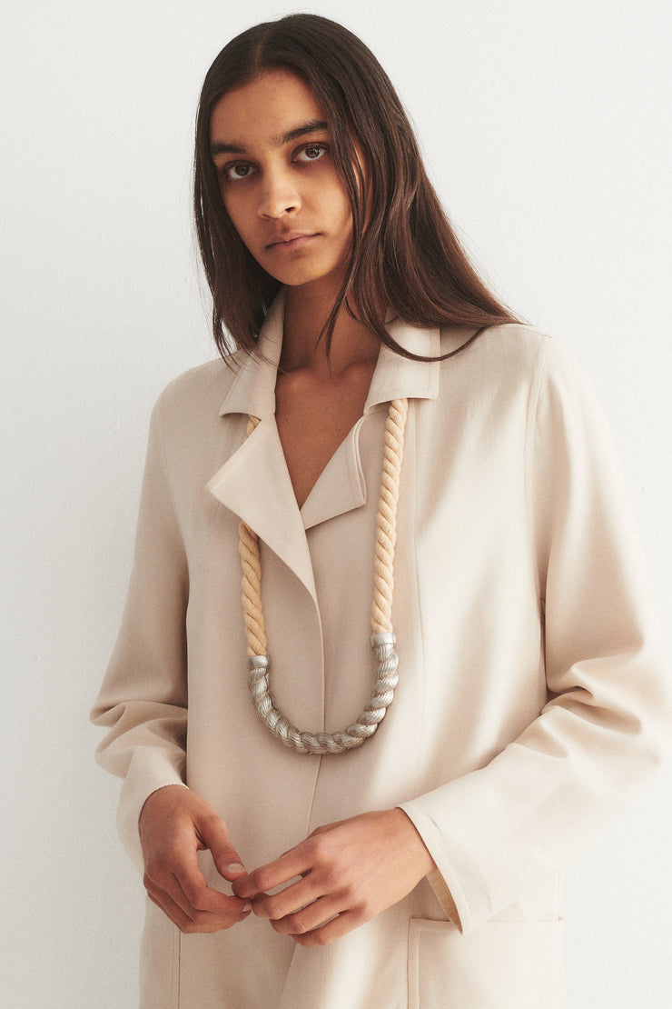 Metal Rope Necklace - Desert Vintage