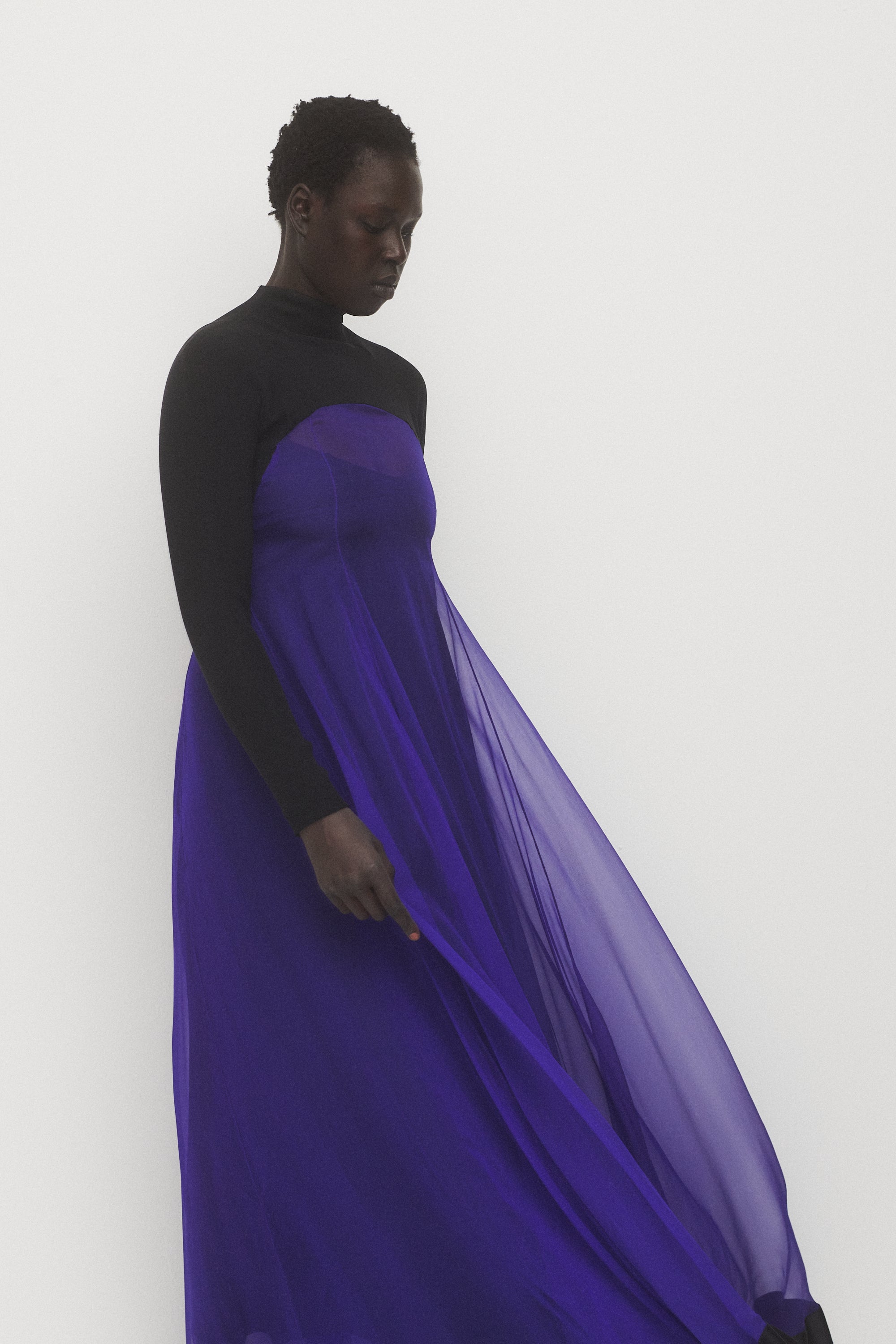 Geoffrey Beene Ultra Violet Gown - Desert Vintage