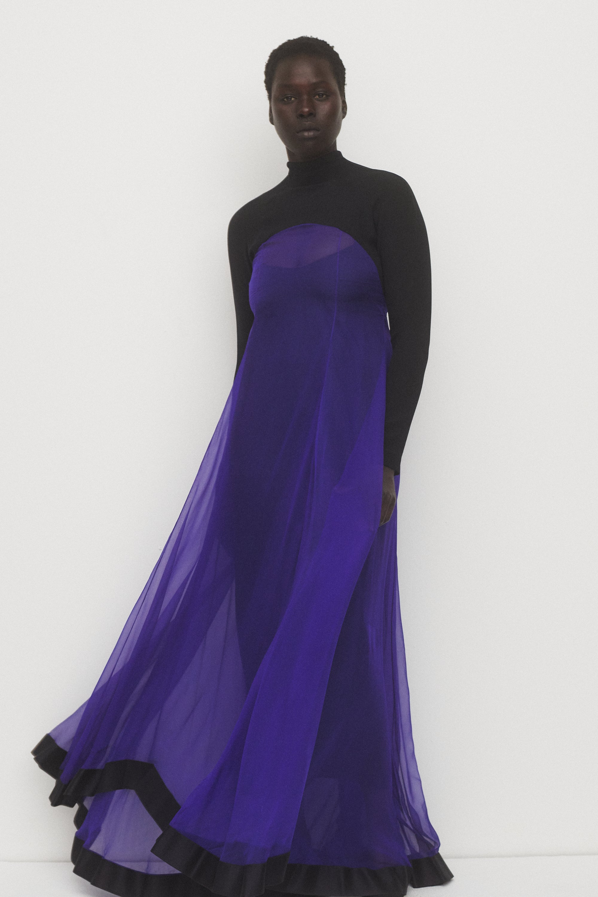Geoffrey Beene Ultra Violet Gown - Desert Vintage