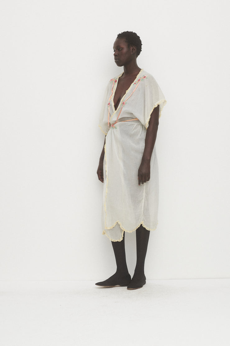 Floral Embroidered Robe - Desert Vintage