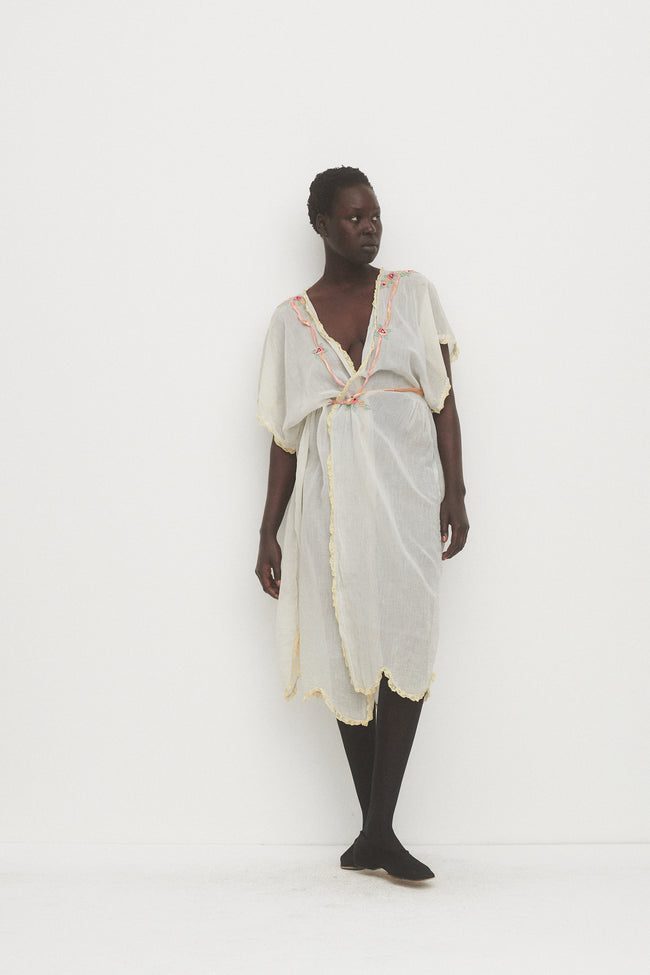 Floral Embroidered Robe - Desert Vintage