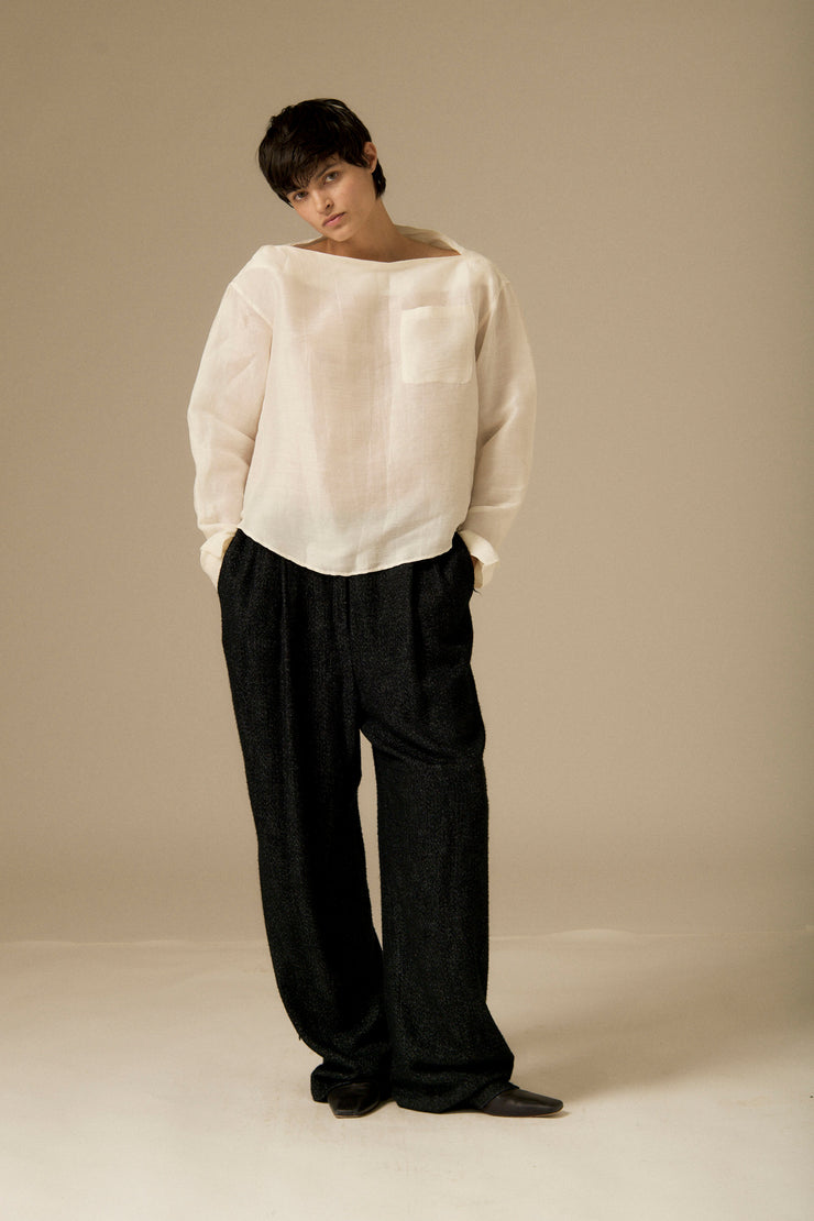 Romeo Gigli Silk Linen Blouse - Desert Vintage