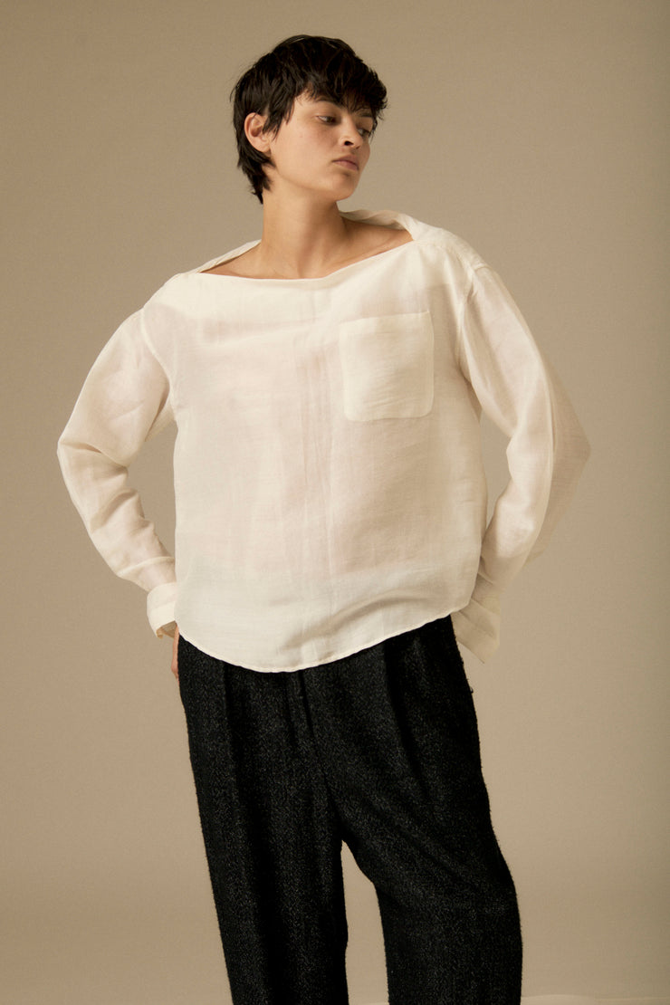 Romeo Gigli Silk Linen Blouse - Desert Vintage