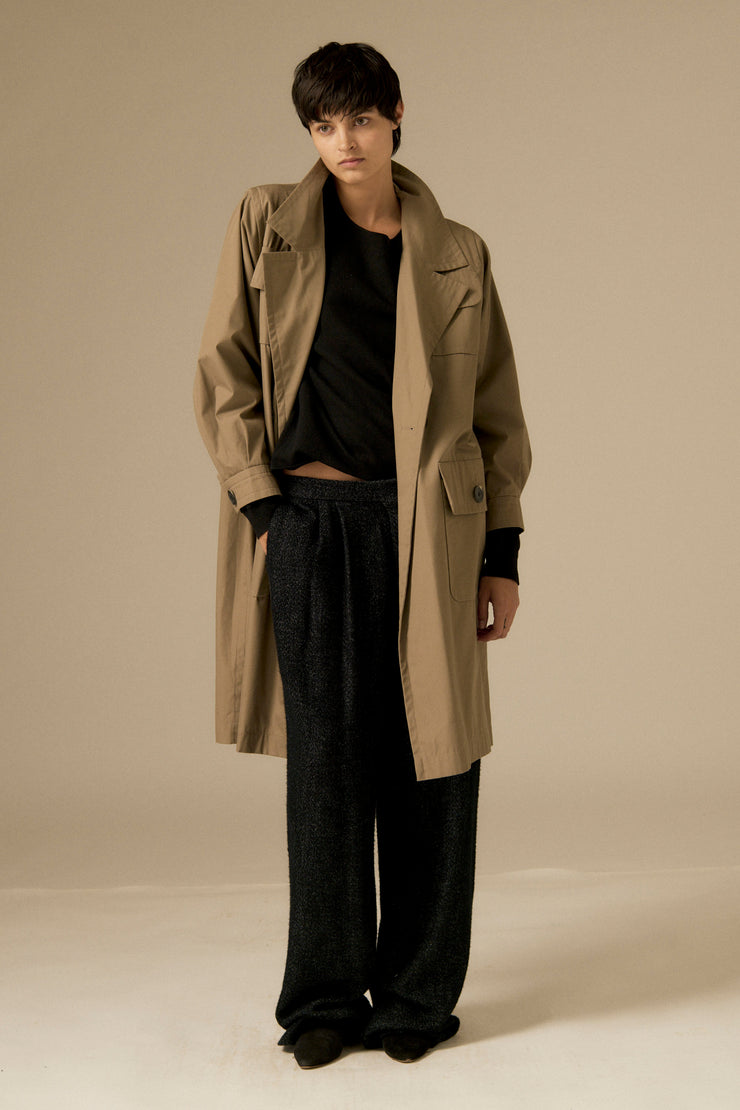 Ysl Cotton Trench - Desert Vintage