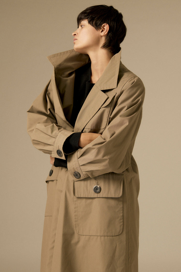Ysl Cotton Trench - Desert Vintage