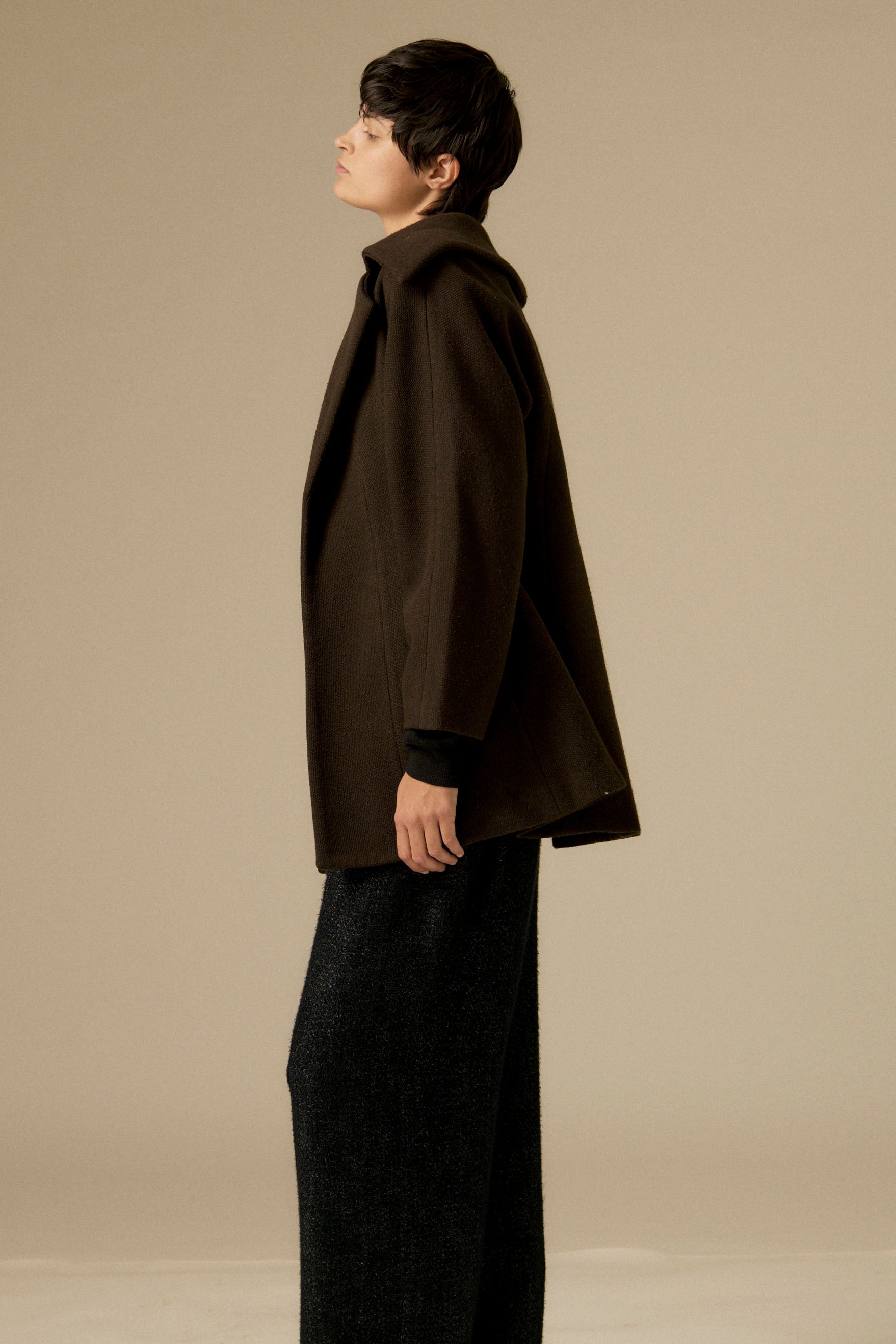 1990s Yohji Yamamoto Brown Wool Coat - Desert Vintage