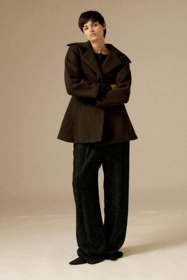1990s Yohji Yamamoto Brown Wool Coat - Desert Vintage