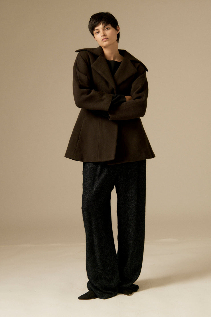 1990s Yohji Yamamoto Brown Wool Coat - Desert Vintage