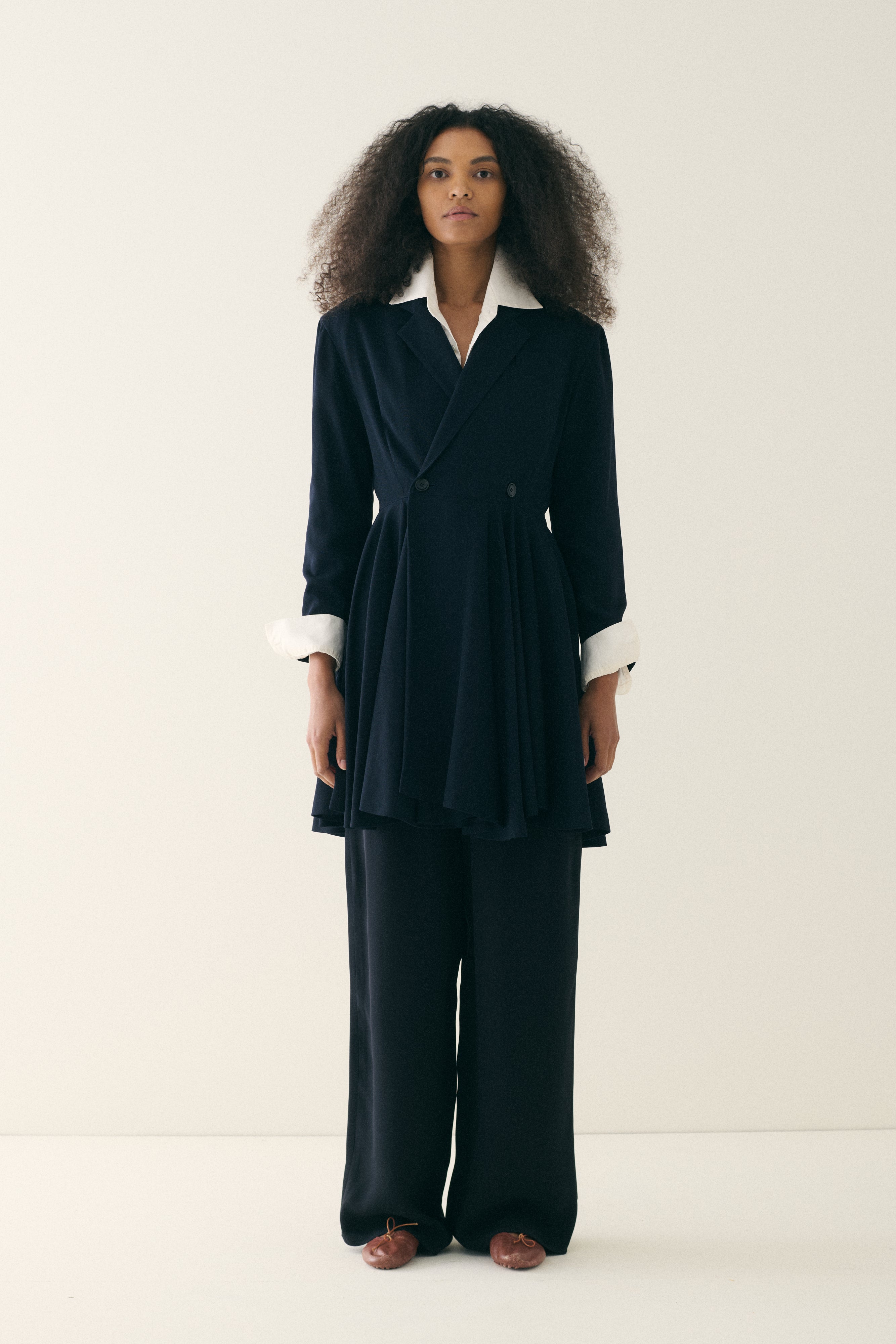 1990s Yohji Yamamoto Navy Swing Blazer - Desert Vintage