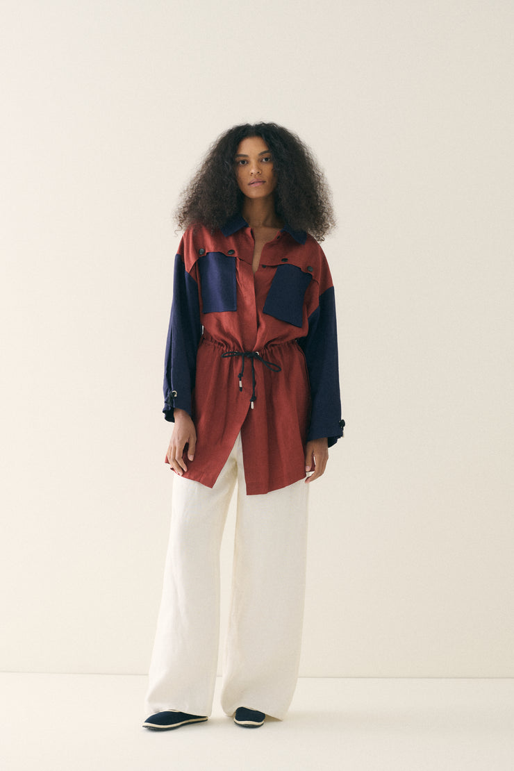 Courreges Tie Waist Jacket - Desert Vintage