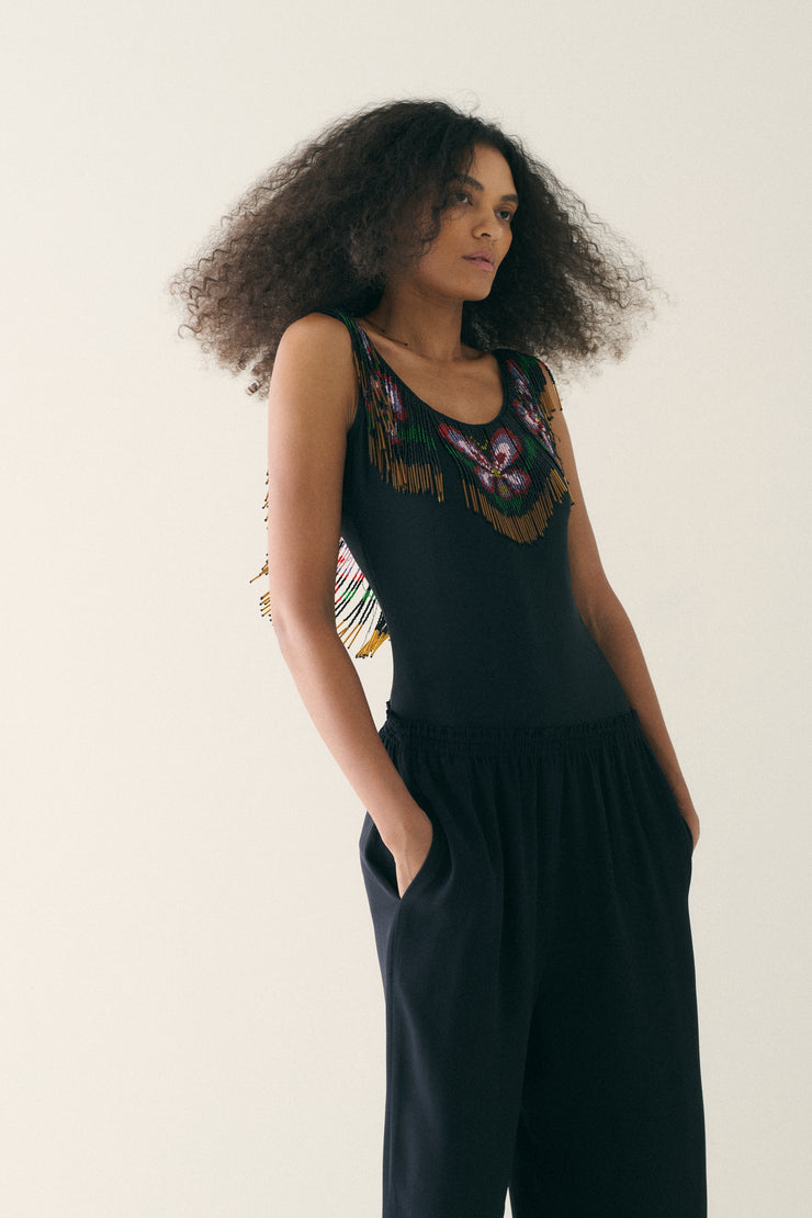 Bill Blass Beaded Bodysuit - Desert Vintage