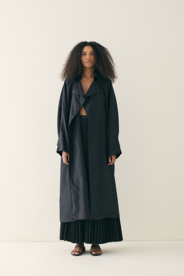 Gaultier Pleated Grey Skirt - Desert Vintage