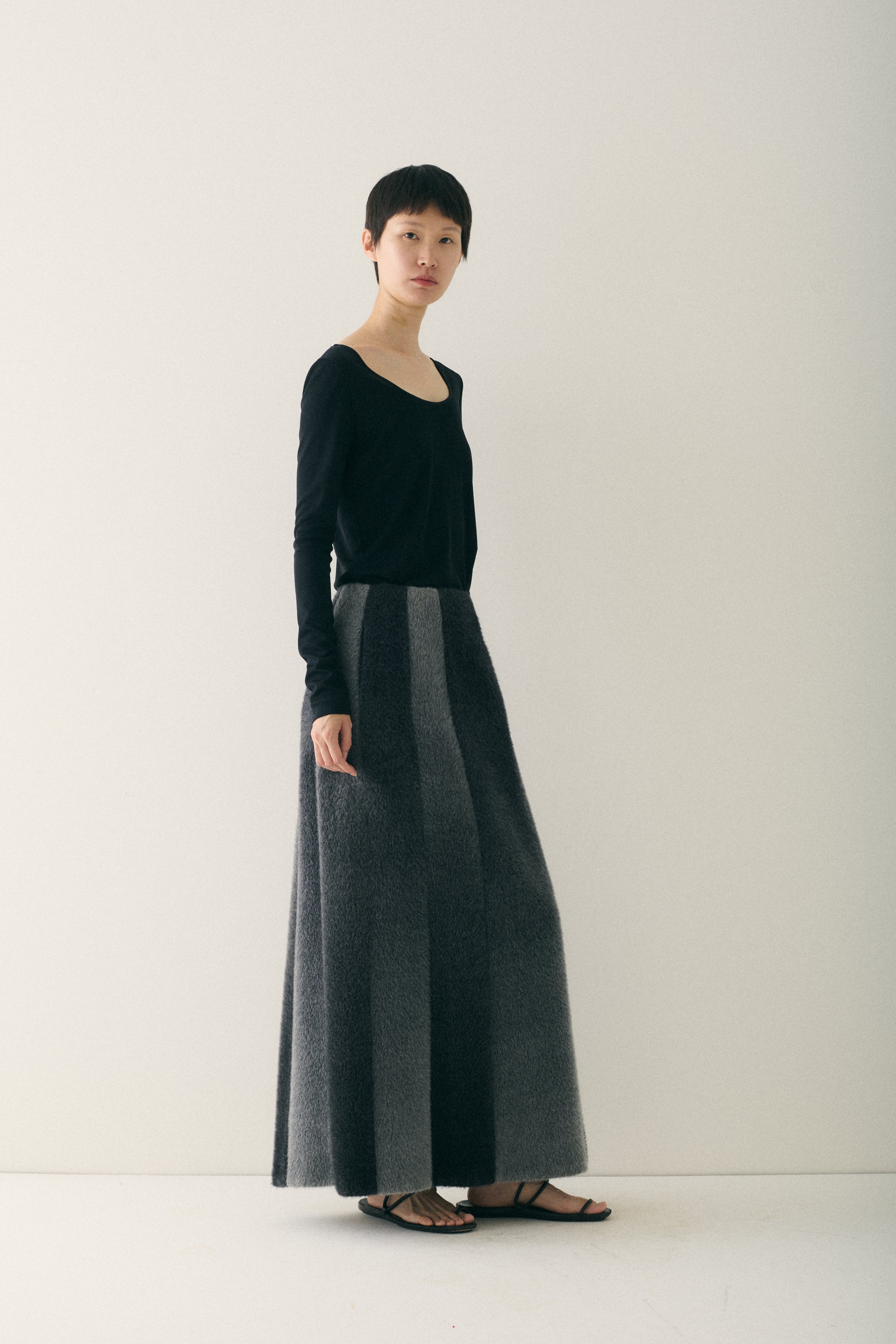 Yeohlee Striped Teddy Skirt - Desert Vintage
