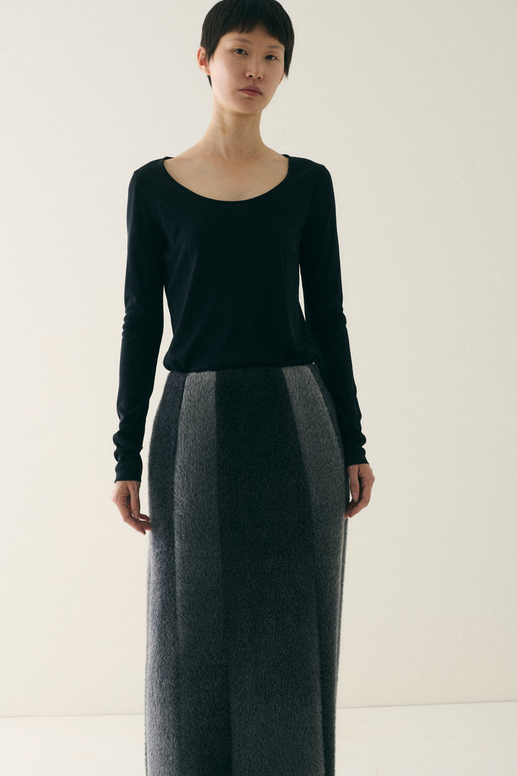 Yeohlee Striped Teddy Skirt - Desert Vintage