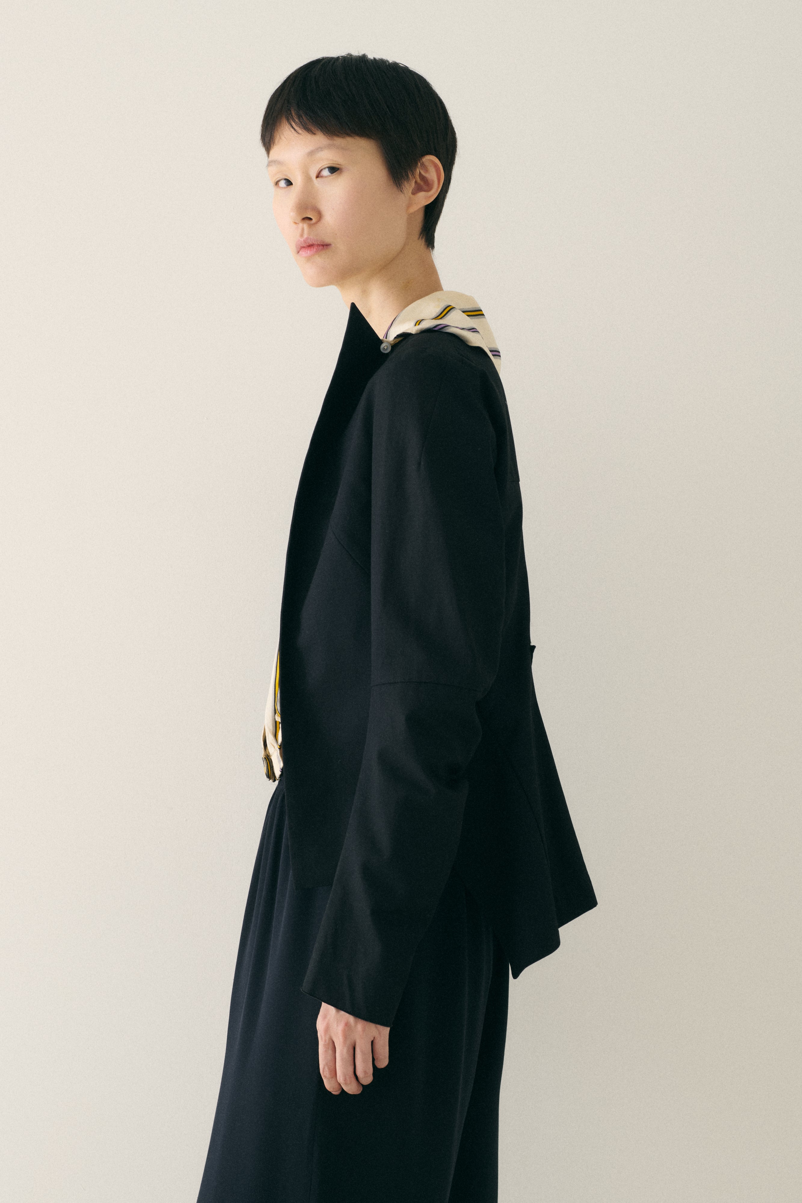 Early 00s Yohji Cotton Coat - Desert Vintage