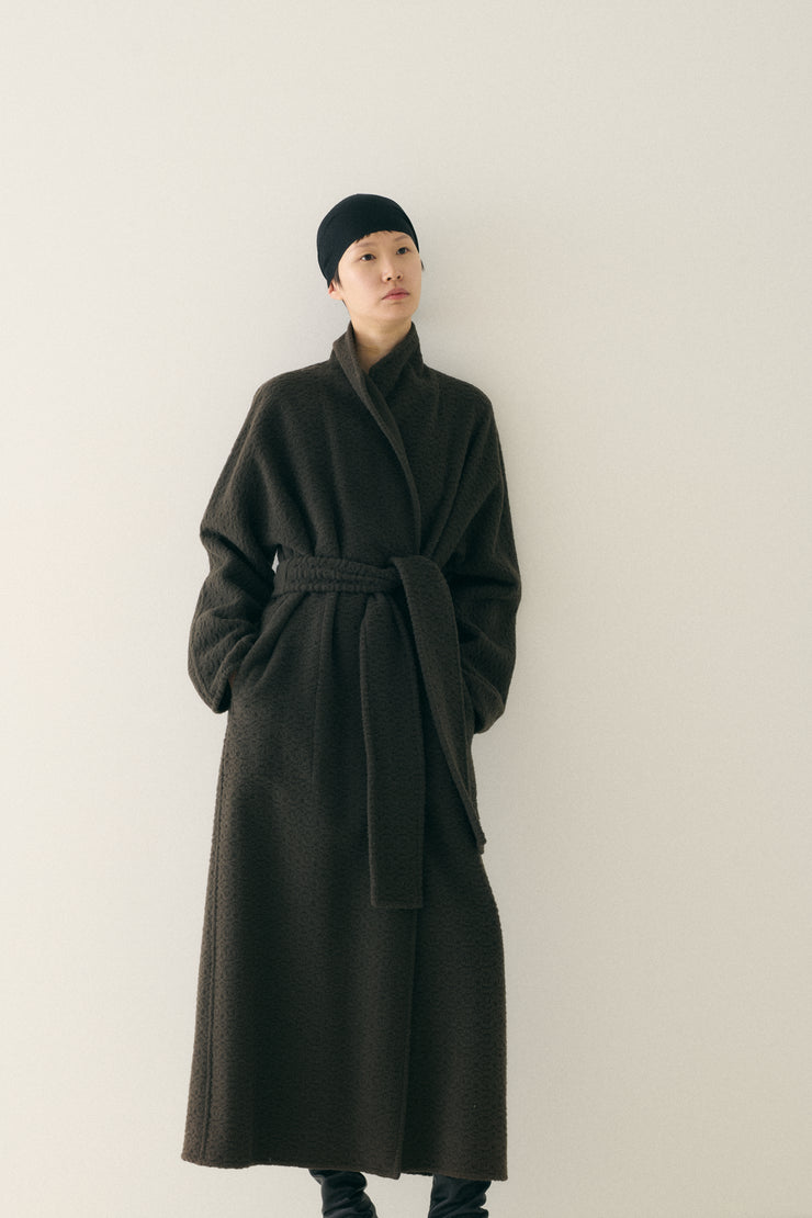 Yeohlee Textured Wrap Coat - Desert Vintage