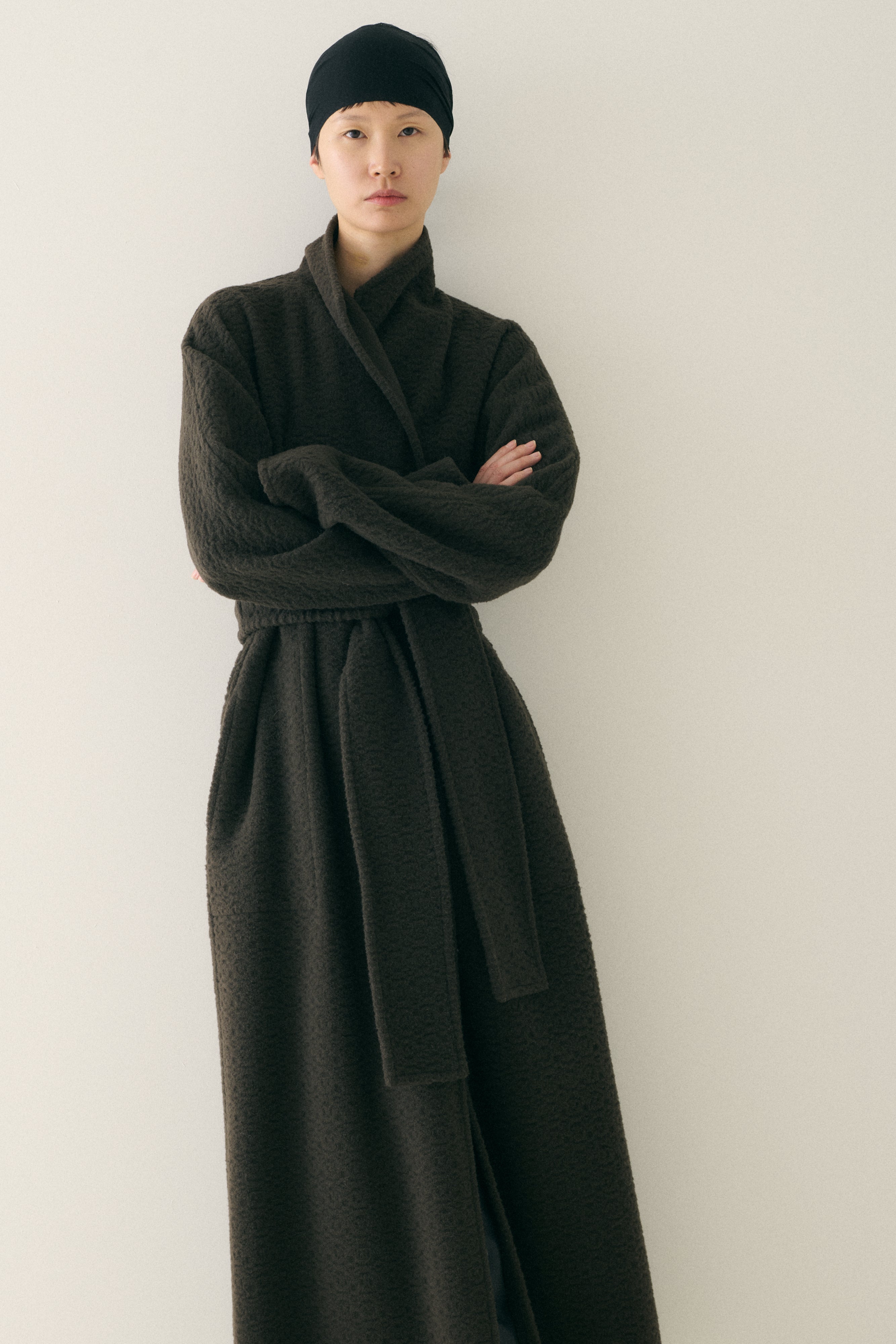 Yeohlee Textured Wrap Coat - Desert Vintage