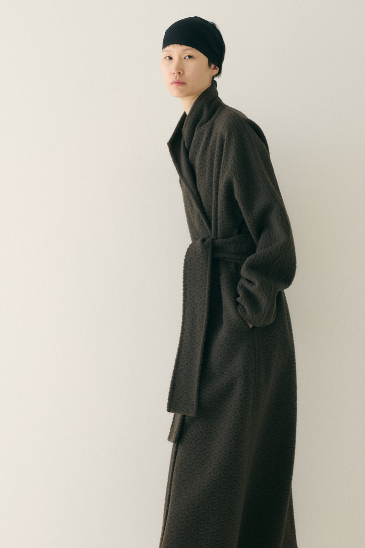 Yeohlee Textured Wrap Coat - Desert Vintage