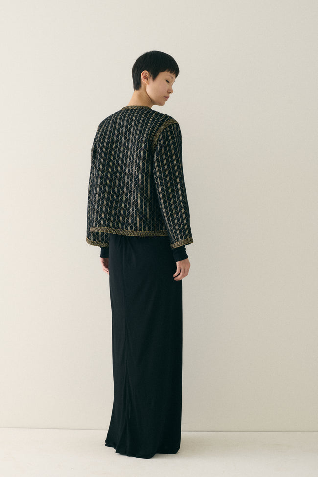 Ysl Quilted Coat - Desert Vintage