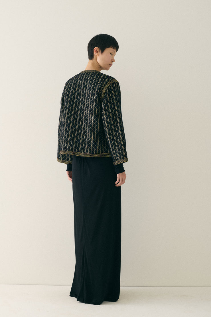 Ysl Quilted Coat - Desert Vintage