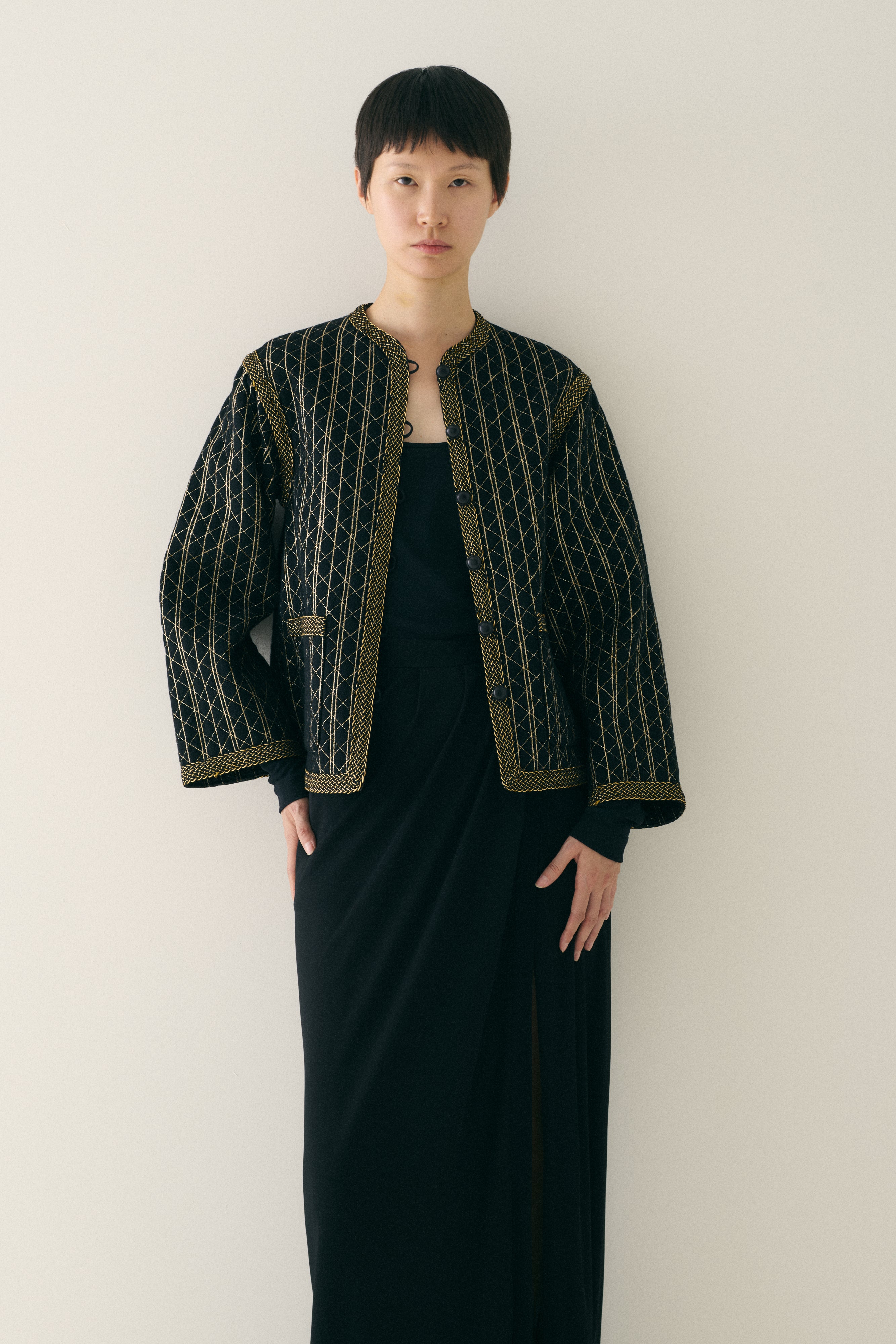 Ysl Quilted Coat - Desert Vintage