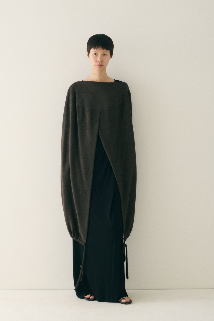 Grey Wool Cape - Desert Vintage