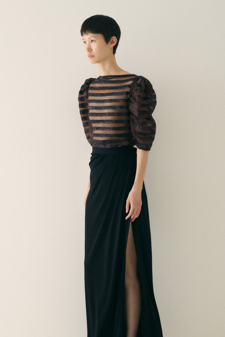1930s Sheer Stripe Top - Desert Vintage