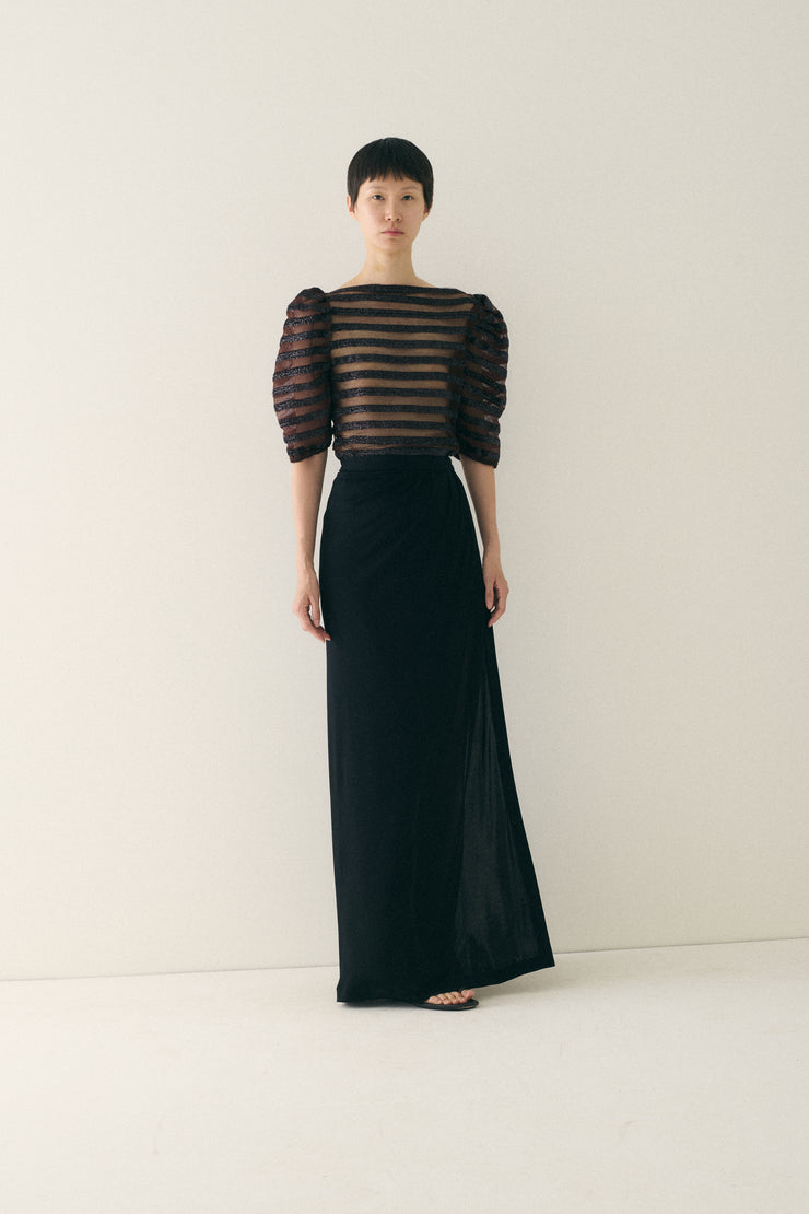 1930s Sheer Stripe Top - Desert Vintage