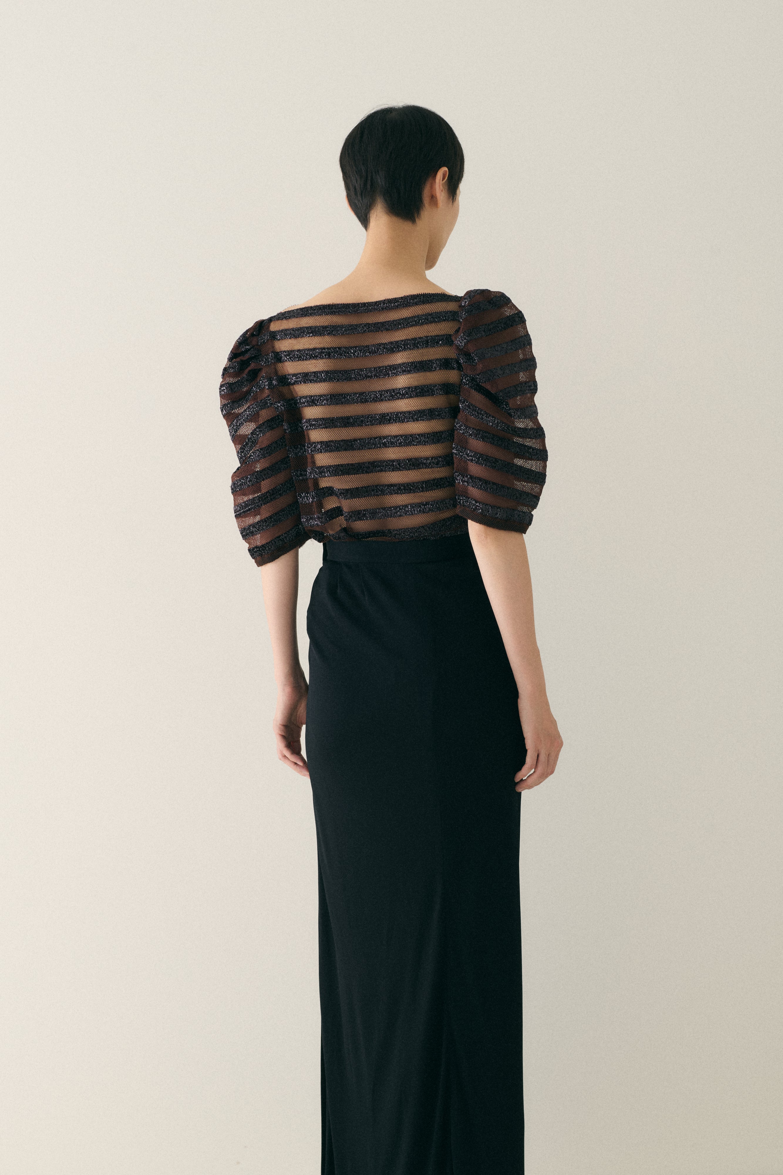 1930s Sheer Stripe Top - Desert Vintage