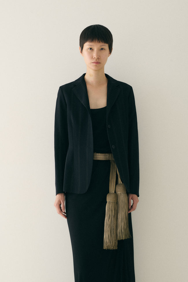 Sonia Speciale Stripe Wool Blazer - Desert Vintage