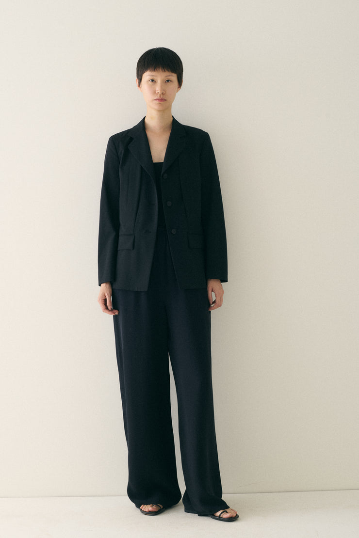 Issey Miyake Black Wool Blazer - Desert Vintage