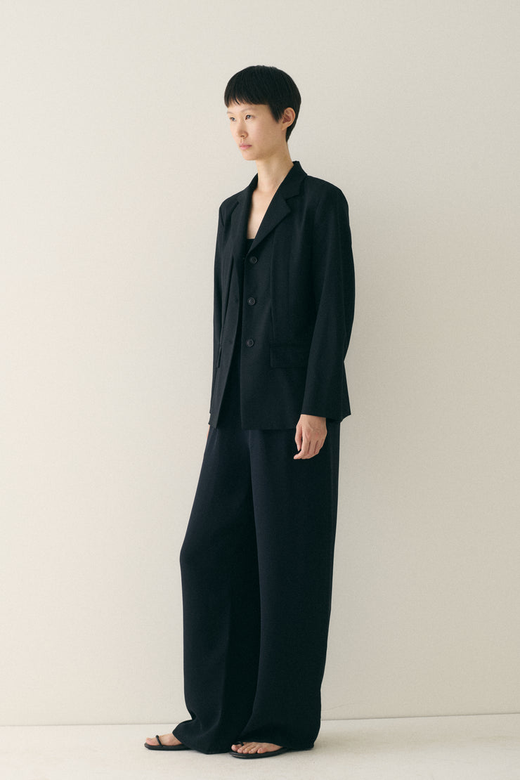 Issey Miyake Black Wool Blazer - Desert Vintage