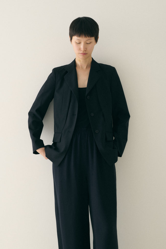 Issey Miyake Black Wool Blazer - Desert Vintage