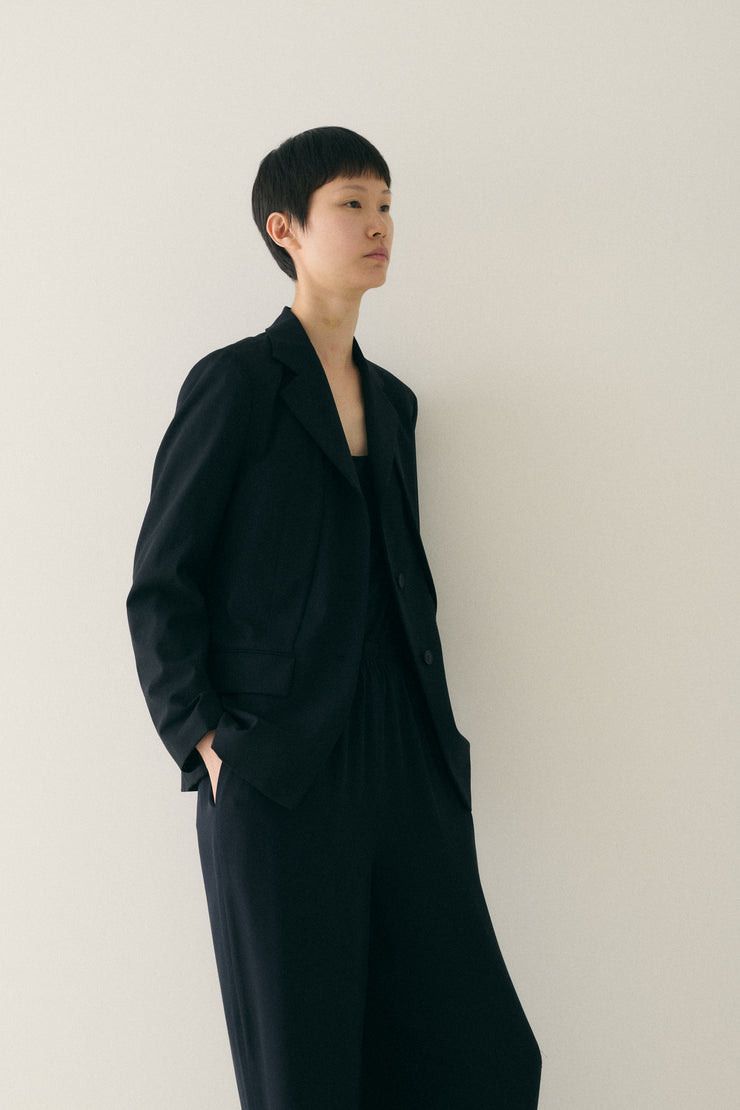 Issey Miyake Black Wool Blazer - Desert Vintage