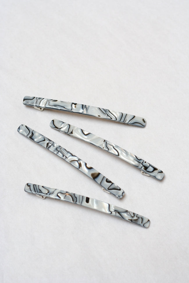 Abalone French Barrette - Desert Vintage