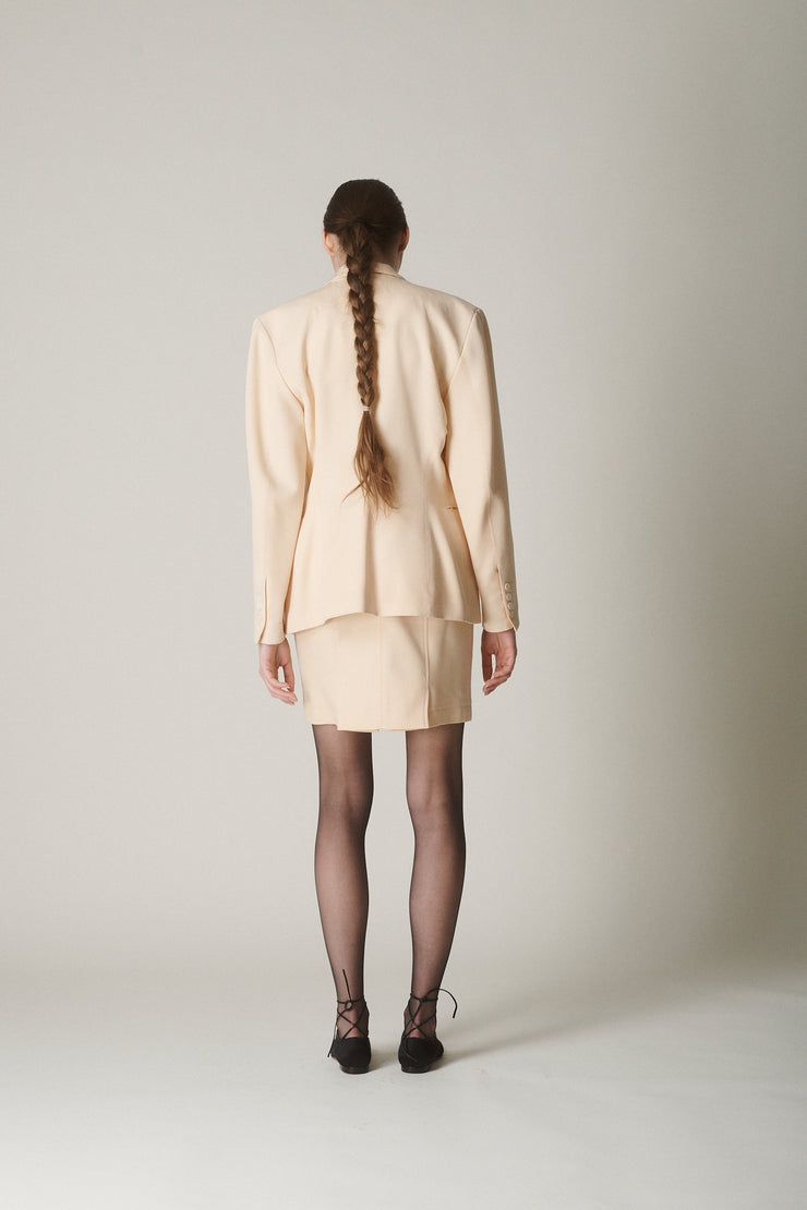 Vintage Alaïa Ivory Skirt Suit - Desert Vintage