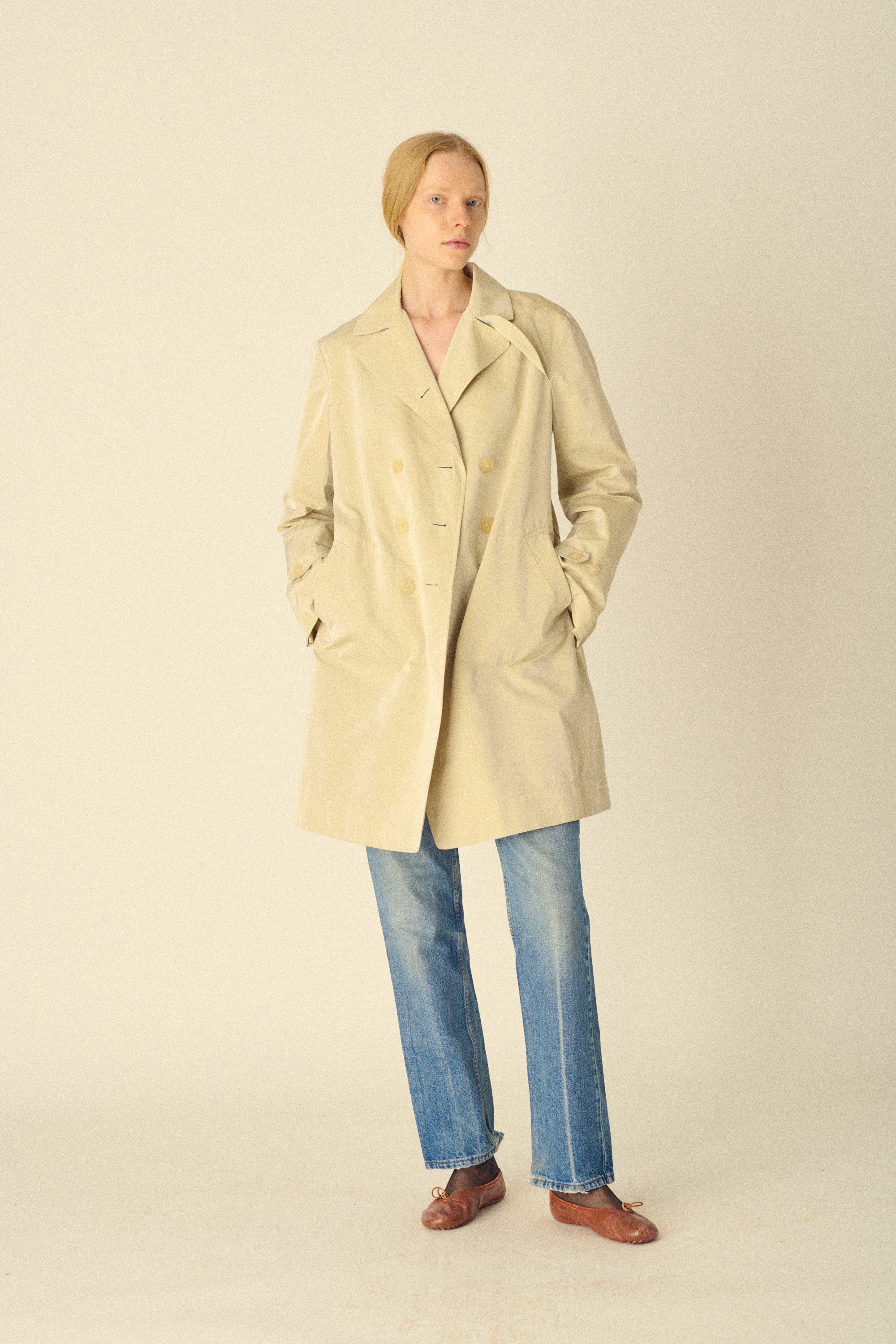 Jil Sander Ivory Trench - Desert Vintage