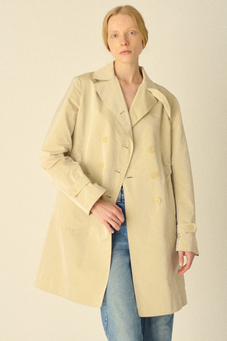 Jil Sander Ivory Trench - Desert Vintage