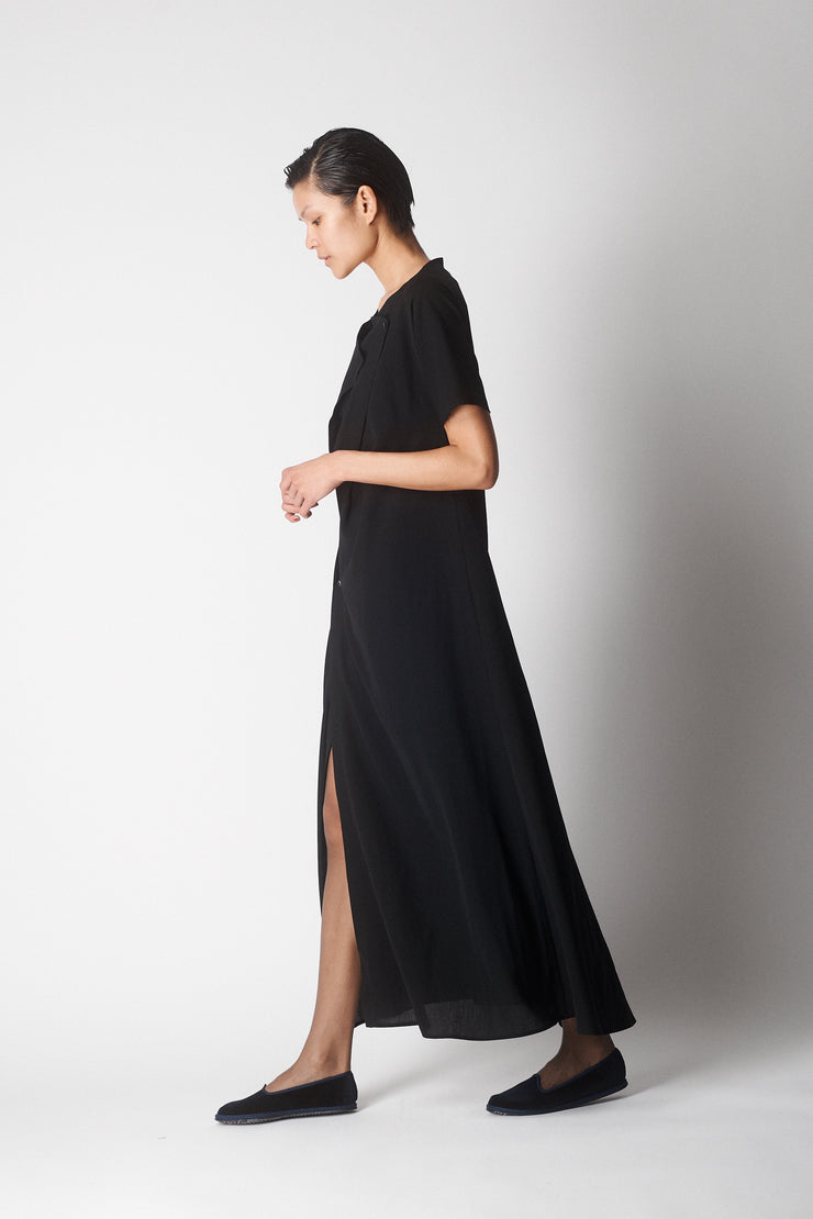 Yohji Yamamoto Asymmetric Wool Dress - Desert Vintage