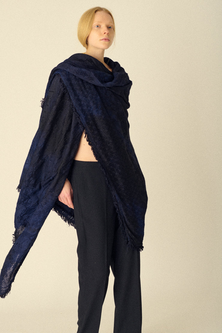 Antique Silk Piano Shawl - Desert Vintage