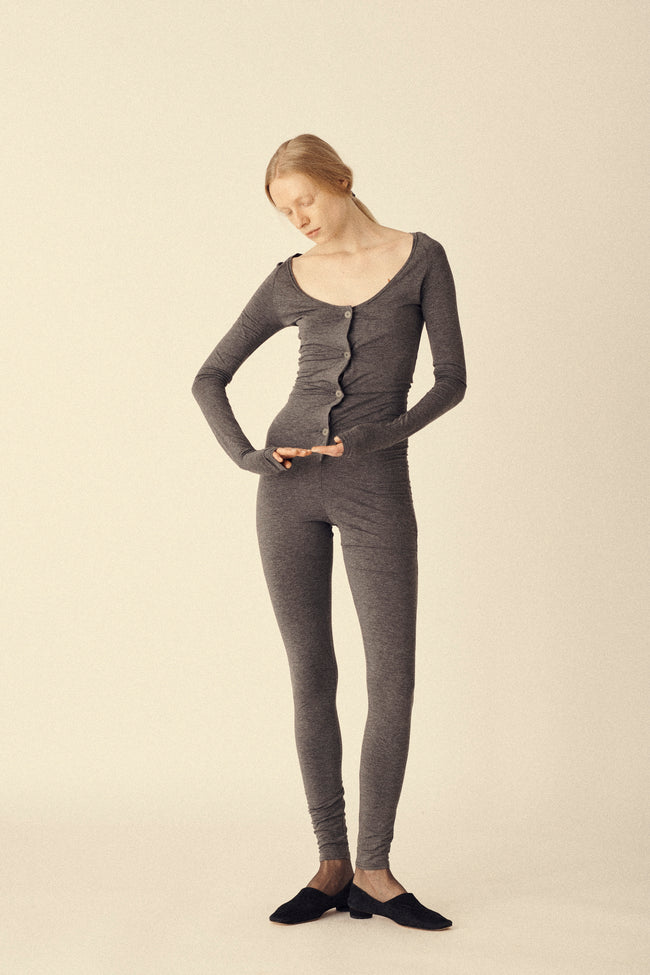 Heather Grey Body Suit - Desert Vintage