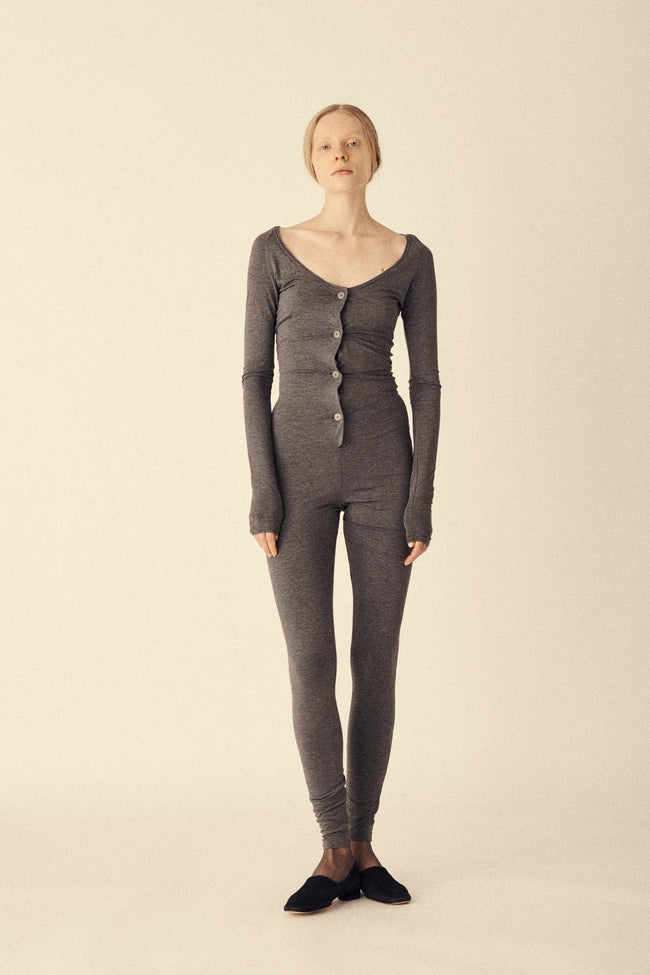 Heather Grey Body Suit - Desert Vintage