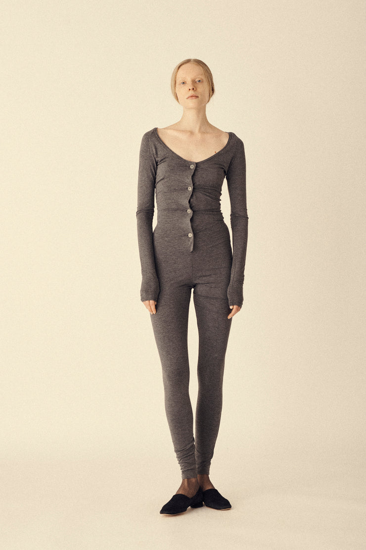 Heather Grey Body Suit - Desert Vintage