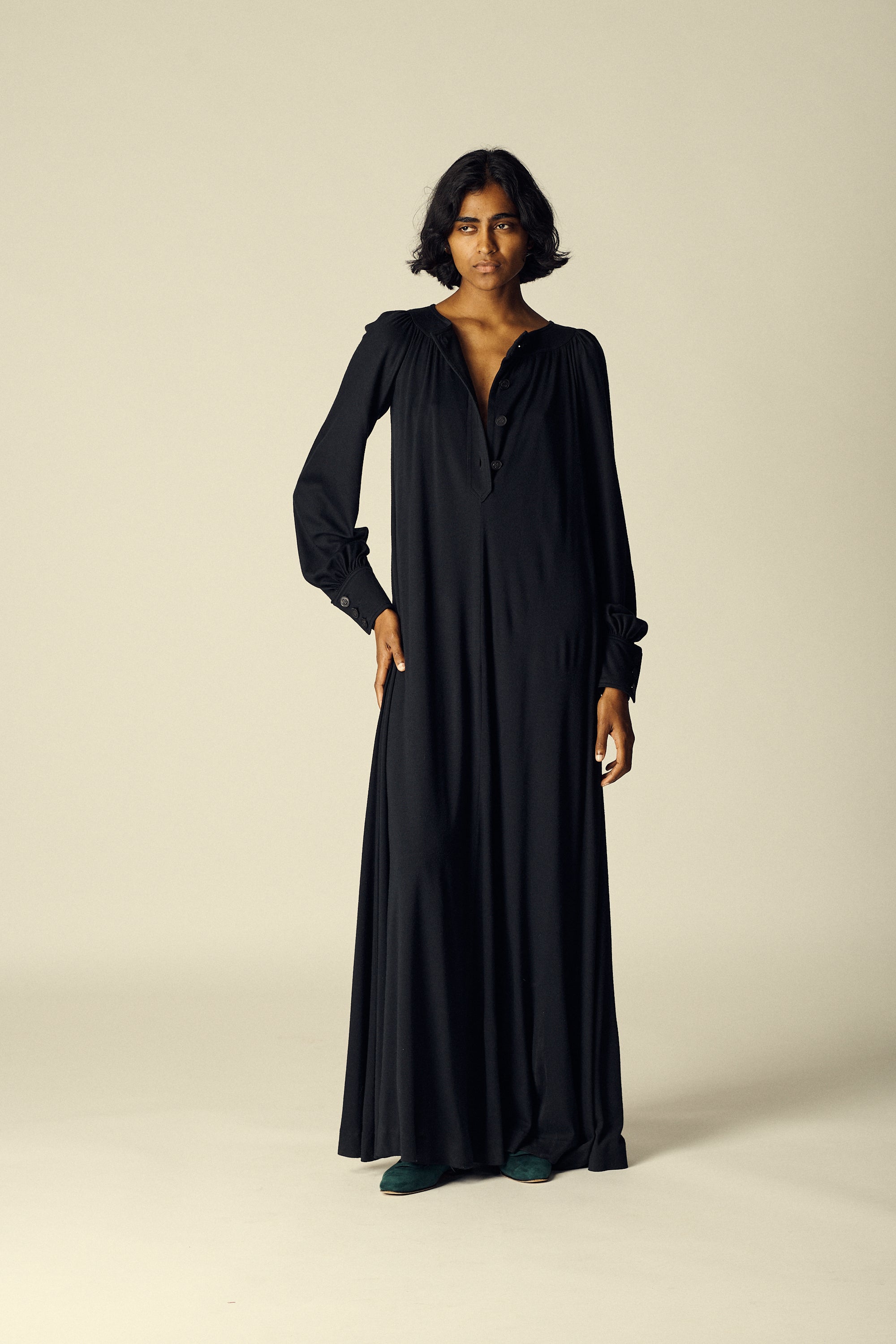 Ted Lapidus Black Gown - Desert Vintage