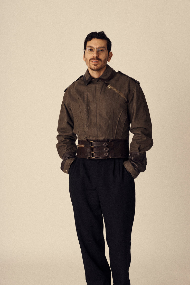 Armani Moto Jacket - Desert Vintage